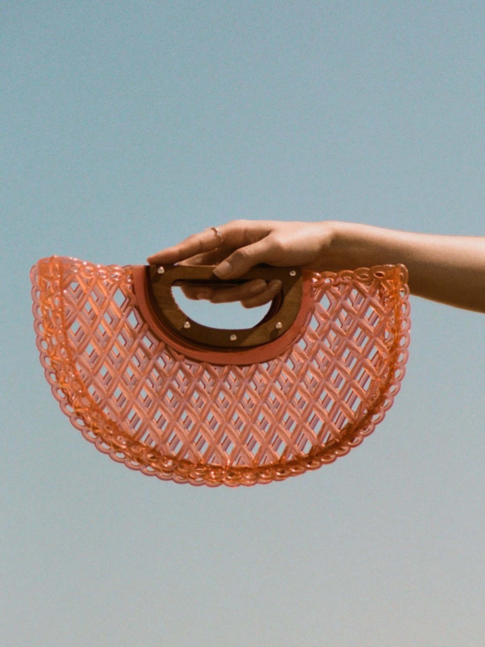 Dolce vita solandra jelly clutch